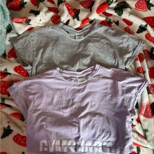 Gymshark cropped tee bundle